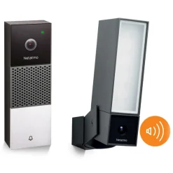 Netatmo - Smart Outdoor Camera With Siren and Smart Video Doorbell - Smart Camera - Avvenice^ Smart Home