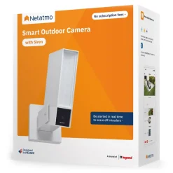 Netatmo - Smart Outdoor Camera with Siren - White - Intelligent Camera - Avvenice^ Smart Home