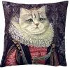 Venetian Reflections by Nicolao Nicolao Atelier - Cushion with Portrait of Maria de Medici - Pillow - Made in Italy - Luxury Exclusive Collection - Avvenice
