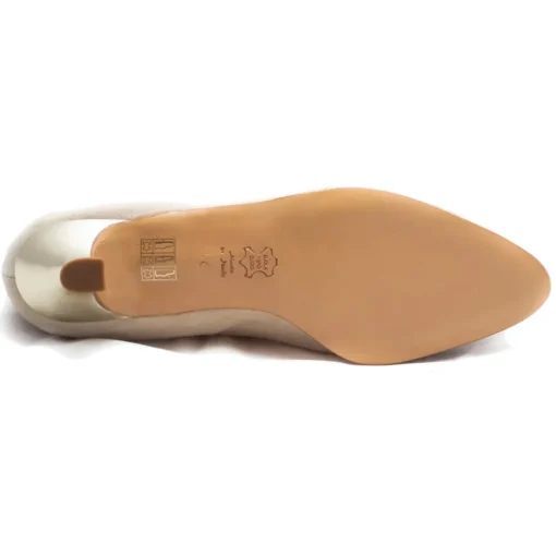 Venetian Reflections by Nicolao Nicolao Atelier - Décolleté Shoes - Woman Butter Color - Shoe - Made in Italy - Luxury Exclusive Collection - Avvenice