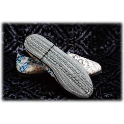 Venetian Reflections by Nicolao Nicolao Atelier - Furlana Venezia Silk Velvet Slipper - Mosaic - Shoe - Made in Italy - Luxury Exclusive Collection - Avvenice