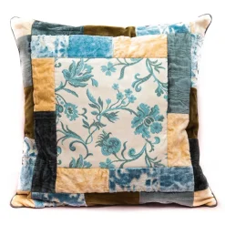 Venetian Reflections by Nicolao Nicolao Atelier - Liseree Rubelli Pillow - Shades of Light Blue - Pillow - Made in Italy - Luxury Exclusive Collection - Avvenice^ Furnishings