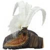 Venetian Reflections by Nicolao Nicolao Atelier - 30's Headband Hairstyle - Stones and Feathers - Hats - Made in Italy - Luxury Exclusive Collection - Avvenice^ Other Accessories