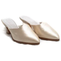 Venetian Reflections by Nicolao Nicolao Atelier - Sabot - Woman Color Cream - Shoe - Made in Italy - Luxury Exclusive Collection - Avvenice