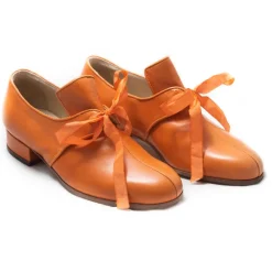Venetian Reflections by Nicolao Nicolao Atelier - Shoe '700 - Man Orange Color - Shoe - Made in Italy - Luxury Exclusive Collection - Avvenice^ Shoes