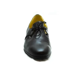Venetian Reflections by Nicolao Nicolao Atelier - Shoe '700 - Man Black Color with Laces - Shoe - Made in Italy - Luxury Exclusive Collection - Avvenice^ Shoes