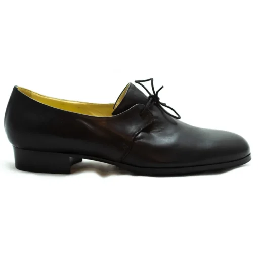 Venetian Reflections by Nicolao Nicolao Atelier - Shoe '700 - Man Black Color with Laces - Shoe - Made in Italy - Luxury Exclusive Collection - Avvenice^ Shoes