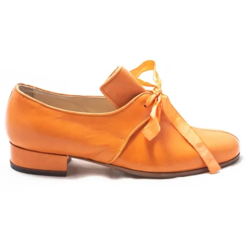 Venetian Reflections by Nicolao Nicolao Atelier - Shoe '700 - Man Orange Color - Shoe - Made in Italy - Luxury Exclusive Collection - Avvenice^ Shoes