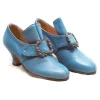 Venetian Reflections by Nicolao Nicolao Atelier - Shoe '700 - Woman Light Blue Color - Shoe - Made in Italy - Luxury Exclusive Collection - Avvenice