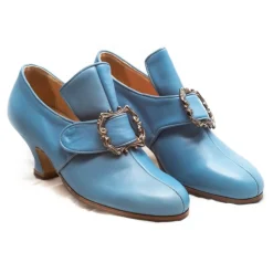 Venetian Reflections by Nicolao Nicolao Atelier - Shoe '700 - Woman Light Blue Color - Shoe - Made in Italy - Luxury Exclusive Collection - Avvenice