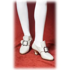 Venetian Reflections by Nicolao Nicolao Atelier - Shoe '700 - Woman Butter Color - Shoe - Made in Italy - Luxury Exclusive Collection - Avvenice
