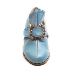 Venetian Reflections by Nicolao Nicolao Atelier - Shoe '700 - Woman Light Blue Color - Shoe - Made in Italy - Luxury Exclusive Collection - Avvenice