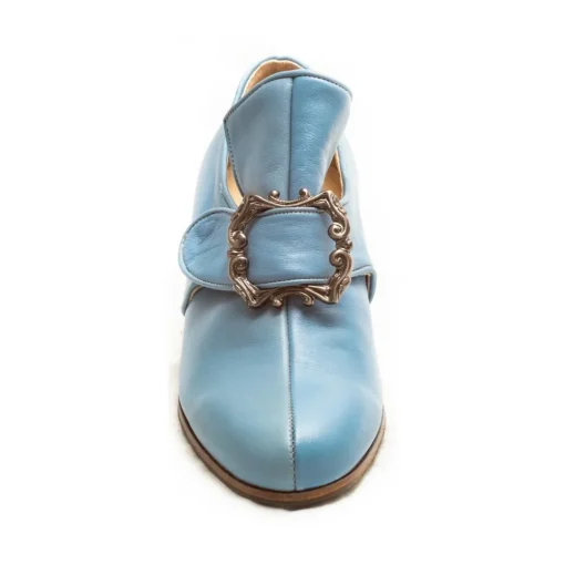 Venetian Reflections by Nicolao Nicolao Atelier - Shoe '700 - Woman Light Blue Color - Shoe - Made in Italy - Luxury Exclusive Collection - Avvenice