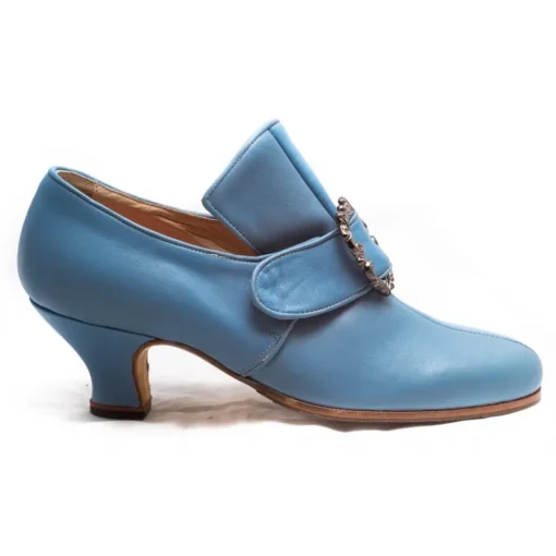 Venetian Reflections by Nicolao Nicolao Atelier - Shoe '700 - Woman Light Blue Color - Shoe - Made in Italy - Luxury Exclusive Collection - Avvenice