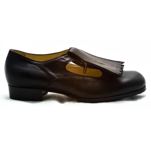 Venetian Reflections by Nicolao Nicolao Atelier - Slipper Shoe - Man Black Color with Fringe - Shoe - Made in Italy - Luxury Exclusive Collection - Avvenice^ Slippers