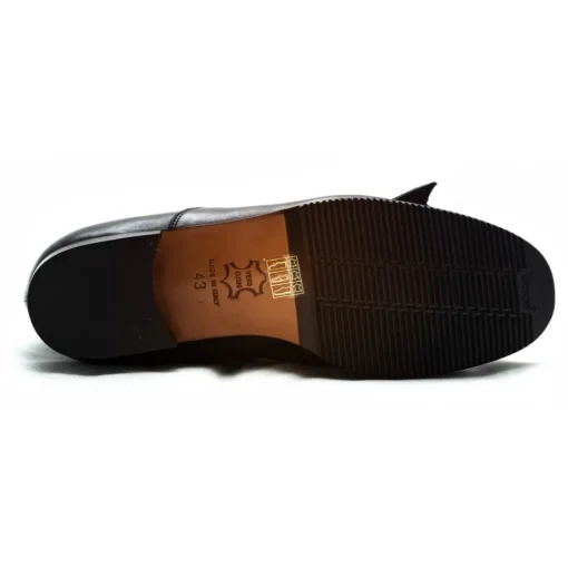 Venetian Reflections by Nicolao Nicolao Atelier - Slipper Shoe - Man Black Color with Fringe - Shoe - Made in Italy - Luxury Exclusive Collection - Avvenice^ Slippers