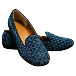 Venetian Reflections by Nicolao Nicolao Atelier - Velvet Slipper Sock - Light Blue Woman - Shoe - Made in Italy - Luxury Exclusive Collection - Avvenice^ Slippers