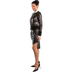 Noblesse Oblige - Monte-Carlo - Tararo - Black - Skirt - Luxury Exclusive Collection - Avvenice