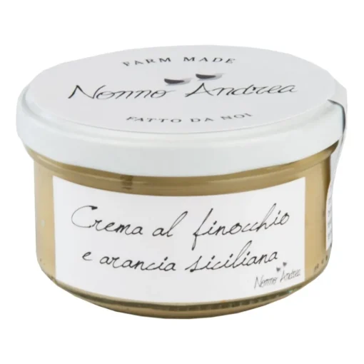 Nonno Andrea - Fennel and Sicilian Orange Cream - Creams Organic - Avvenice^ Preserved Foods