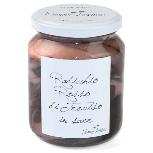 Nonno Andrea - Radicchio Rosso of Treviso I.G.P. in Saor - Marinated Vegetables Organic - Avvenice^ Preserved Foods