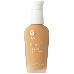 Nu Skin - Advanced Liquid Finish Anti-Ageing Foundation with SPF 15 - Medium Ochre - 30 ml - Body Spa - Beauty - Avvenice^ Natural Cosmetics