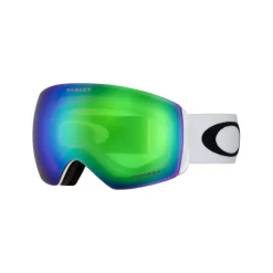Oakley - Flight Deck™ L - Prizm Snow Jade Iridium - Matte White - Snow Goggles - Eyewear - Avvenice^ Ski Googles