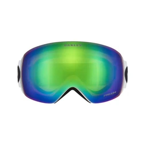 Oakley - Flight Deck™ L - Prizm Snow Jade Iridium - Matte White - Snow Goggles - Eyewear - Avvenice^ Ski Googles