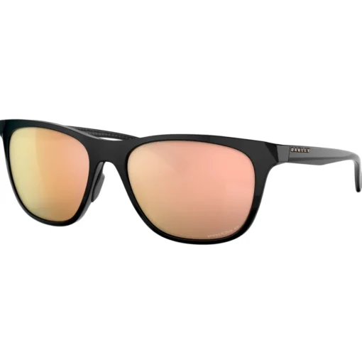 Oakley - Leadline - Prizm Rose Gold Polarized - Polished Black - Sunglasses - Eyewear - Avvenice