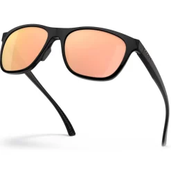 Oakley - Leadline - Prizm Rose Gold Polarized - Polished Black - Sunglasses - Eyewear - Avvenice