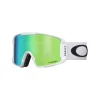 Oakley - Line Miner™ L - Prizm Snow Jade Iridium - Matte White - Snow Goggles - Eyewear - Avvenice^ Ski Googles