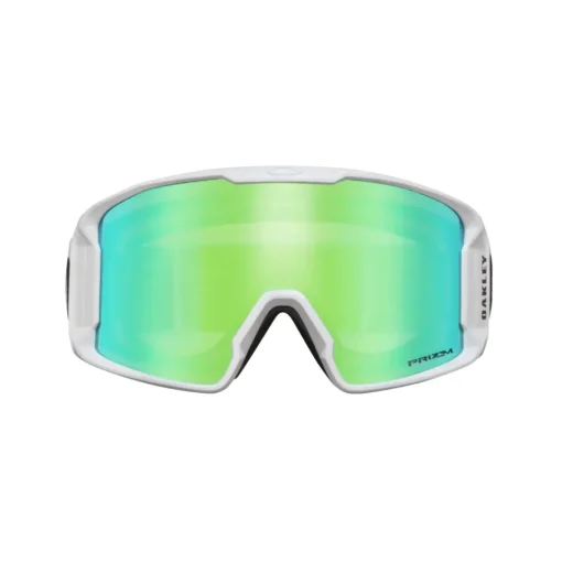 Oakley - Line Miner™ L - Prizm Snow Jade Iridium - Matte White - Snow Goggles - Eyewear - Avvenice^ Ski Googles