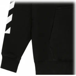 Off-White - Black and White Cotton Logo Print Hoodie - Exclusive Luxury Collection - Avvenice^ Sweatshirts