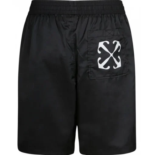 Off-White - Black Arr Surfer Swim Shorts - Exclusive Luxury Collection - Avvenice^ Swimwear