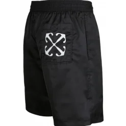 Off-White - Black Arr Surfer Swim Shorts - Exclusive Luxury Collection - Avvenice^ Swimwear