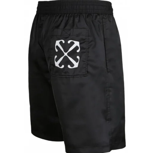 Off-White - Black Arr Surfer Swim Shorts - Exclusive Luxury Collection - Avvenice^ Swimwear