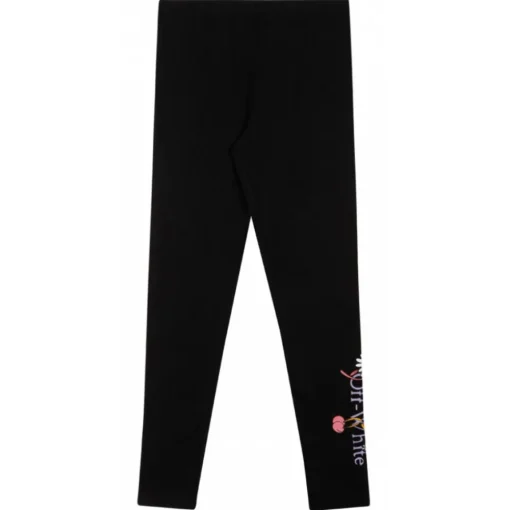 Off-White - Black Funny Flowers Leggings - Exclusive Luxury Collection - Avvenice^ Trousers