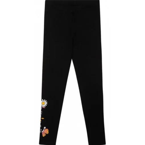 Off-White - Black Funny Flowers Leggings - Exclusive Luxury Collection - Avvenice^ Trousers