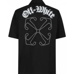Off-White - Black Gothic Arrow Shirt - Exclusive Luxury Collection - Avvenice^ T-shirt