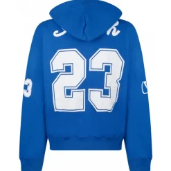 Off-White - Blue Football Print Hoodie - Exclusive Luxury Collection - Avvenice^ Sweatshirts