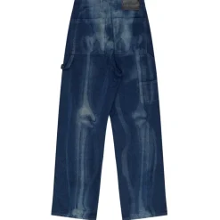 Off-White - Indigo Blue Cotton Skeleton Print Jeans - Exclusive Luxury Collection - Avvenice^ Trousers