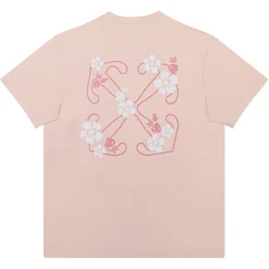 Off-White - Kids Pink T-Shirt - Exclusive Luxury Collection - Avvenice