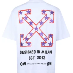 Off-White - White Star Arrow T-Shirt - Exclusive Luxury Collection - Avvenice^ T-shirt
