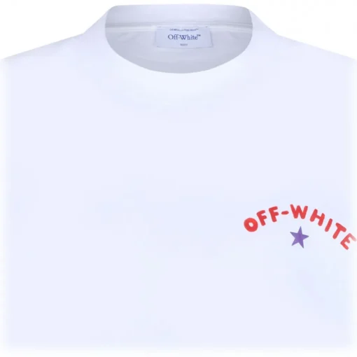 Off-White - White Star Arrow T-Shirt - Exclusive Luxury Collection - Avvenice^ T-shirt