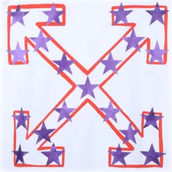 Off-White - White Star Arrow T-Shirt - Exclusive Luxury Collection - Avvenice^ T-shirt