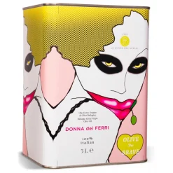 Olio le Donne del Notaio - Olive the Brave - Tin - Extra Virgin Olive Oil - Artisan - Italian High Quality - 3 l - Avvenice^ Oil & Vinegar