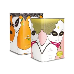 Olio le Donne del Notaio - Box 2 Tins - Tin - Extra Virgin Olive Oil - Artisan - Italian High Quality - 2 x 3 l - Avvenice