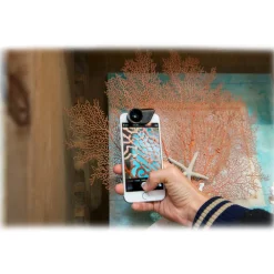 Olloclip - 4 in 1 Lens Set - Silver / Black Clip - iPhone 6 / 6s / 6 Plus / 6s Plus - Fisheye Wide-Angle Macro - Lens Set - Avvenice^ Photo & Video
