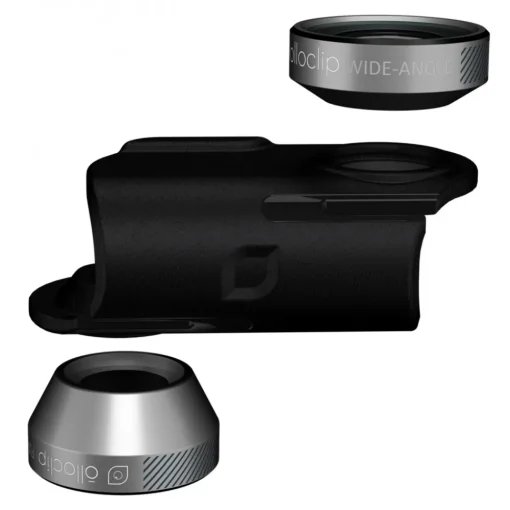 Olloclip - 4 in 1 Lens Set for Otterbox Universe - Space Grey / Black Clip - iPhone 6 / 6s / 6 Plus / 6s Plus - Lens Set - Avvenice