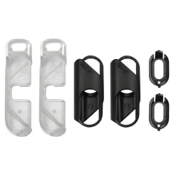 Olloclip - iPhone 8 Plus / 7 Plus Clip + Pendant Stand (Case) - Black Clip / Clear Stand - Double Pack - Professional Clip - Avvenice