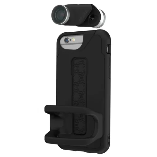 Olloclip - Studio Case + Finger Grip - Black - iPhone 6 / 6s - iPhone Cover - Professional Cover - Avvenice^ Case